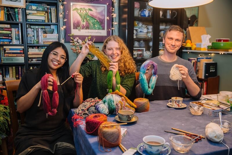 Friends enjoying a gifted class together